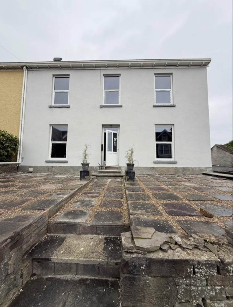 Llanelli deaf centre plastering